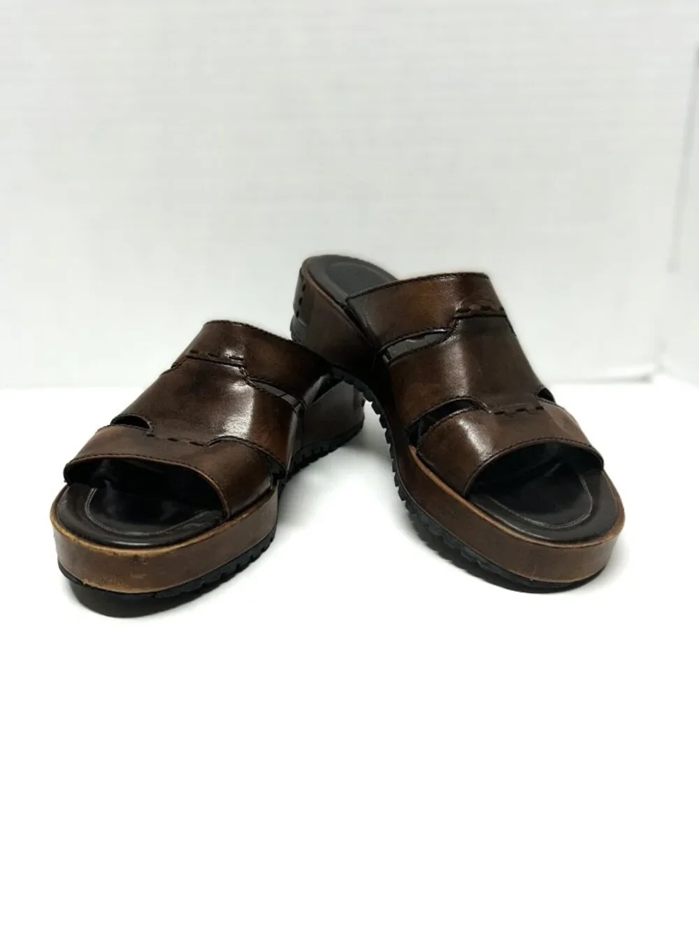 Cole Haan brown leather sandals sz 8.5